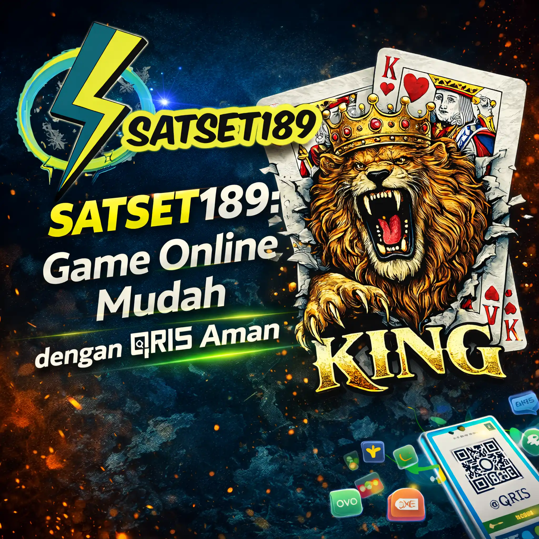 SATSET189 game online mudah dengan pembayaran QRIS aman dan praktis